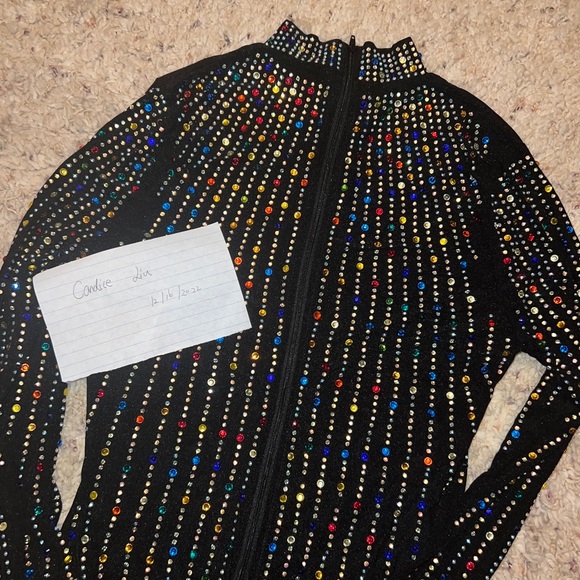 Dolls Kill Rhinestone Meshed Bodysuit - Picture 3 of 3